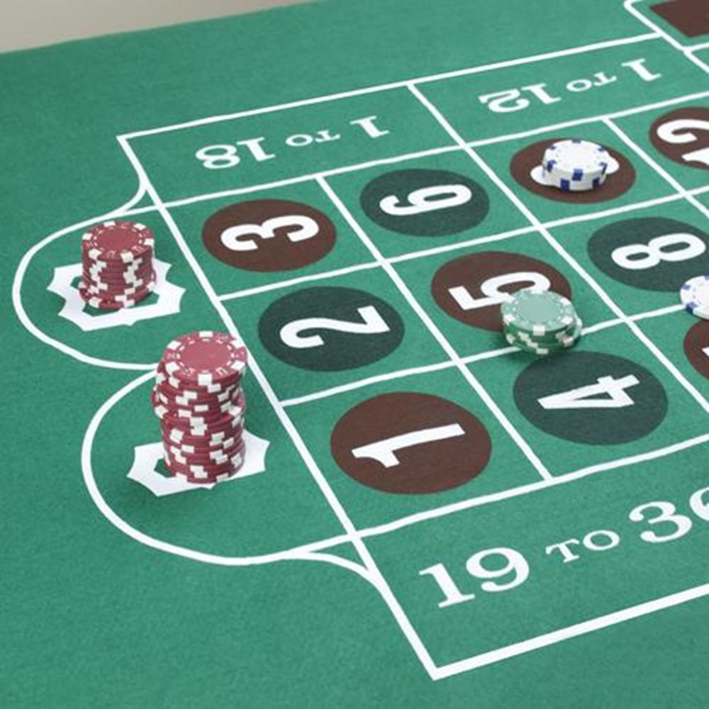 American Roulette Felt Layout